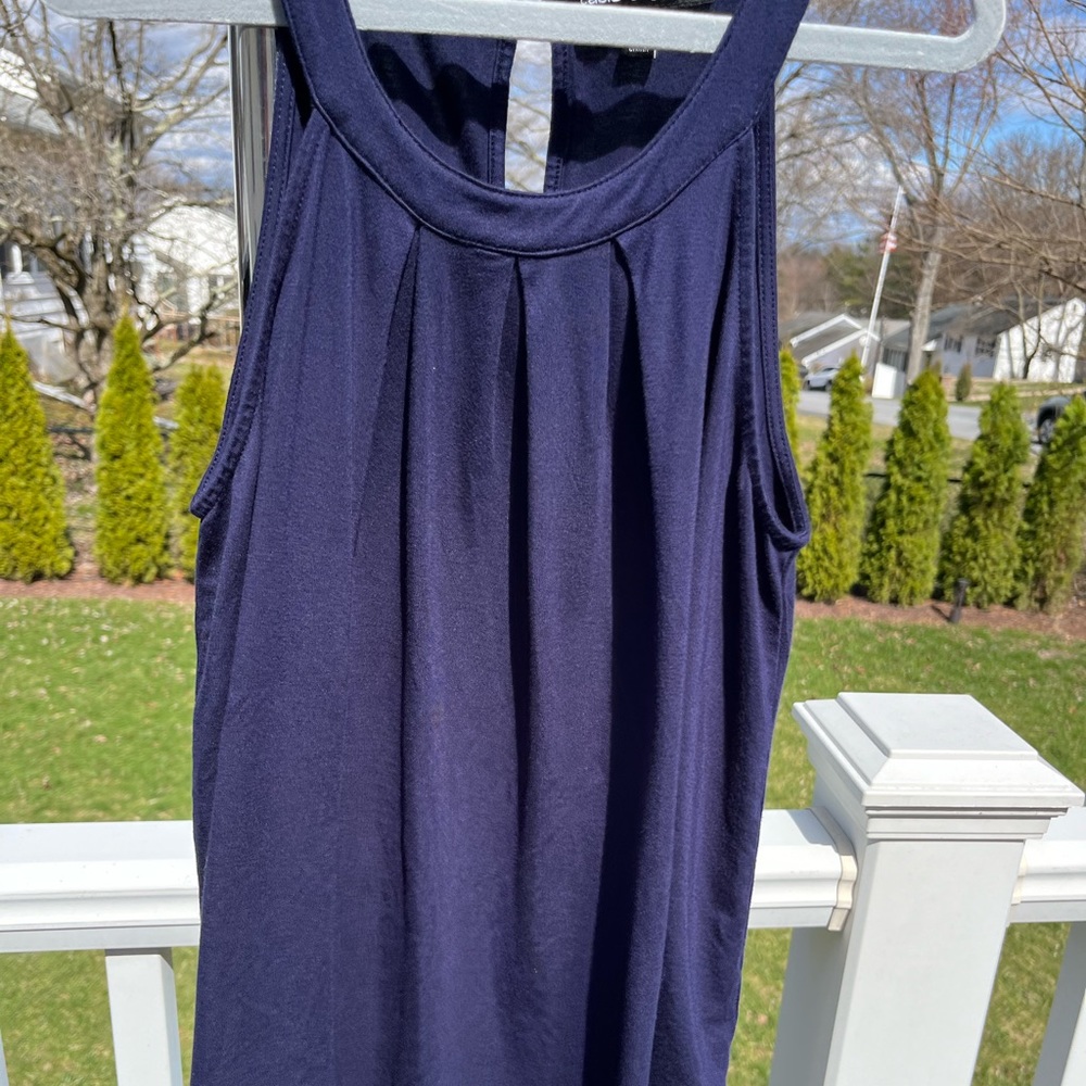 Great Navy Blue Halter Top